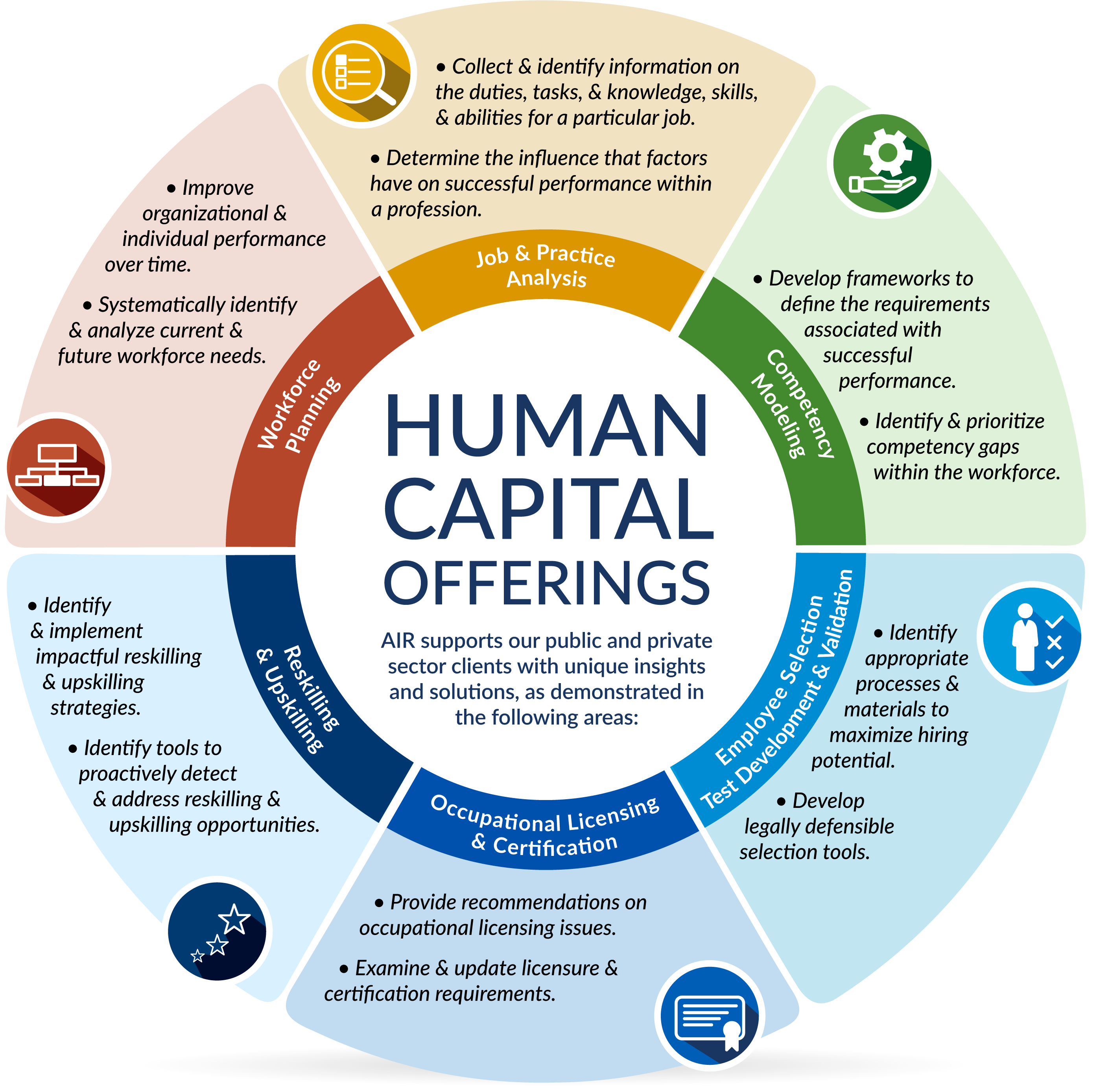 Infographic: Human Capital Offerings at AIR