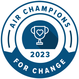 AIR Champions for Change badge