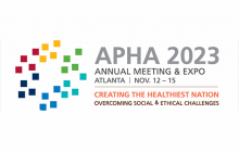 APHA 2023 Conference logo
