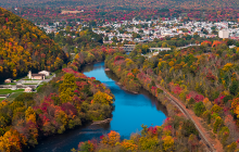 Colorful fall in Appalachian Mountains, Pennsylvania